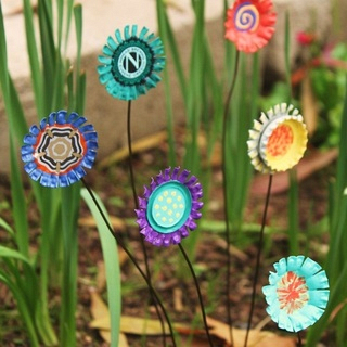 Creative Crafts That Upcycle Common Household Waste Items -  repurposed flowers
