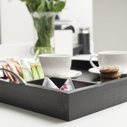 Tea Caddy Tray - Darkwood - product tea caddy dw