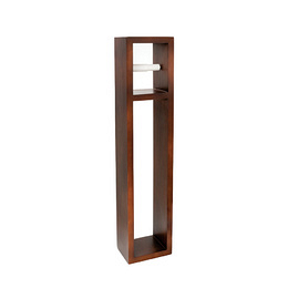 Toilet Roll Holder Standing - Mahogany - product toilet roll hldr stand mahog